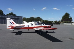 Scottish Aviation Bulldog T.Mk-1 sur piste
