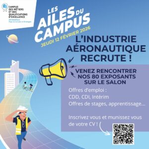 Lire la suite à propos de l’article Les Ailes du Campus – Le rendez-vous Aéronautique Pays de la Loire et Bretagne ✈